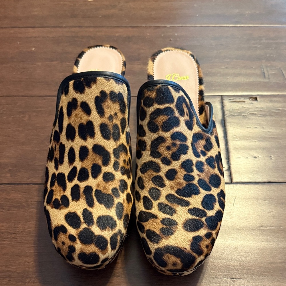 J. Crew Leopard Print Mules - Picture 2 of 4